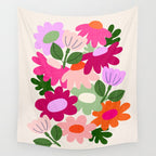 Floral clippings Wall Tapestry Gallery Image 4