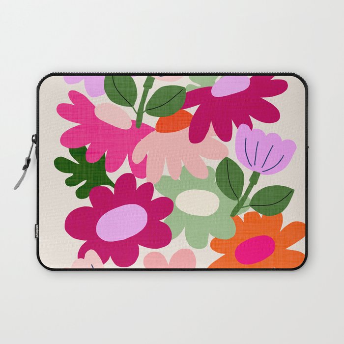 Floral clippings Laptop Sleeve Gallery Image 1