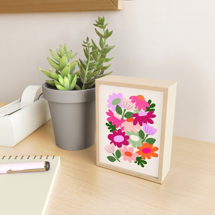 Floral clippings Mini Art Print Gallery Image 2