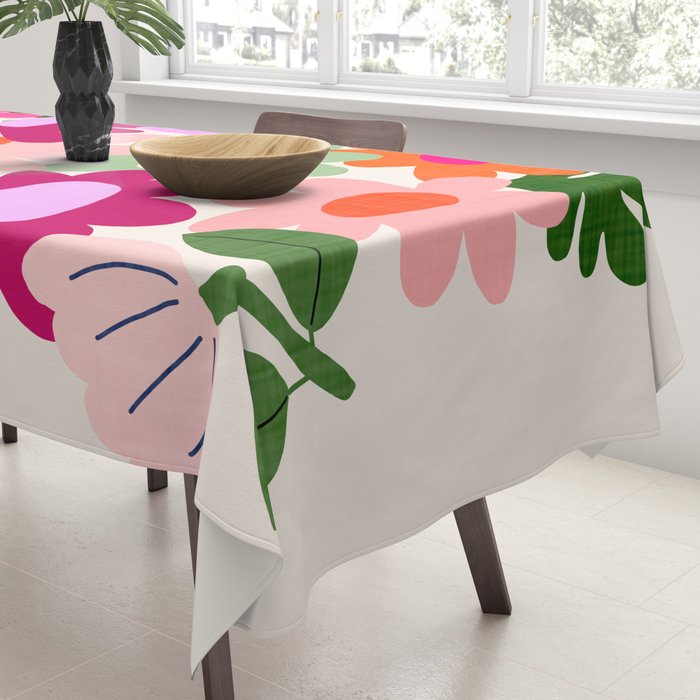 Floral clippings Tablecloth Gallery Image 3