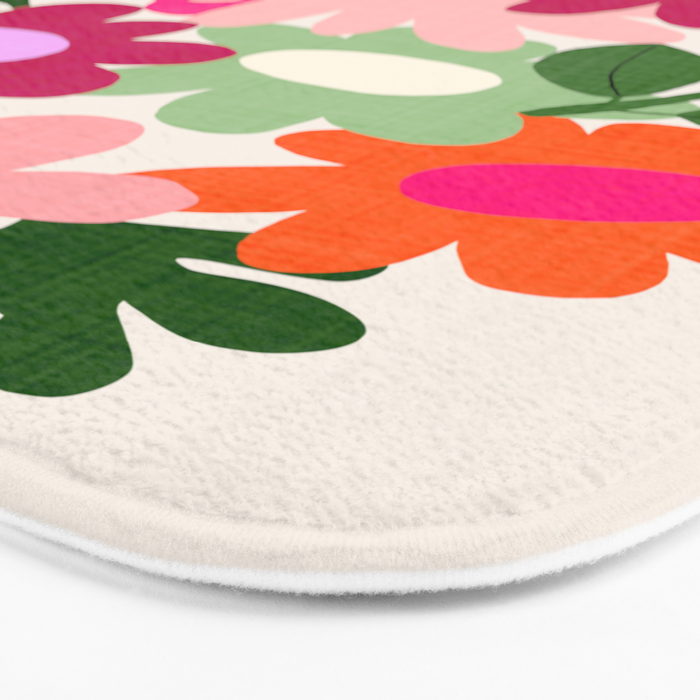 Floral clippings Bath Mat Gallery Image 3