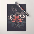 Night Butterfly Wrapping Paper Gallery Image 1