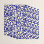 Playful strokes #2 / Blue on Beige Wrapping Paper Gallery Image 3