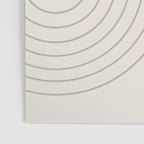 Minimal Line Curvature V Natural Neutral Mid Century Modern Arch Abstract Poster Gallery Image 3