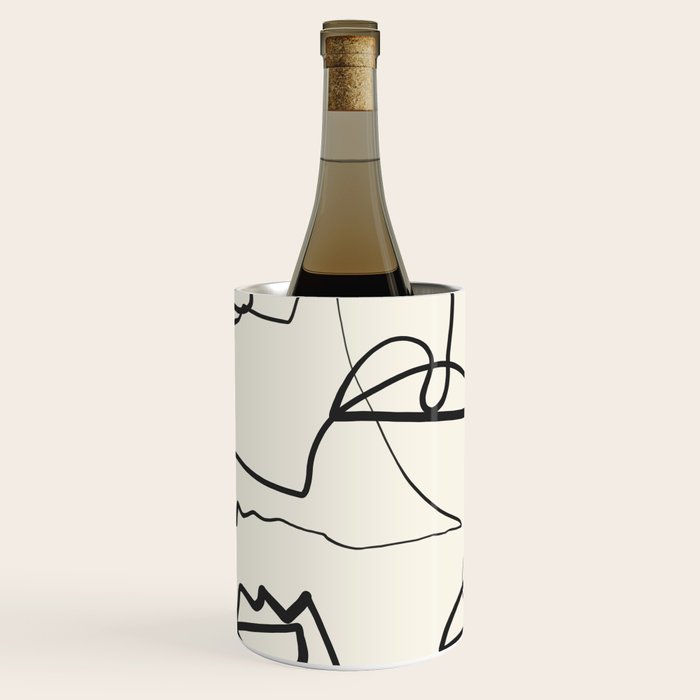 Abstract line art 12 Wine Chiller Gallery Image 1