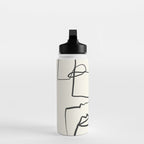 Abstract line art 12 Water Bottle Gallery Image 3