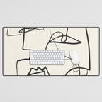 Abstract line art 12 Desk Mat Gallery Image 1