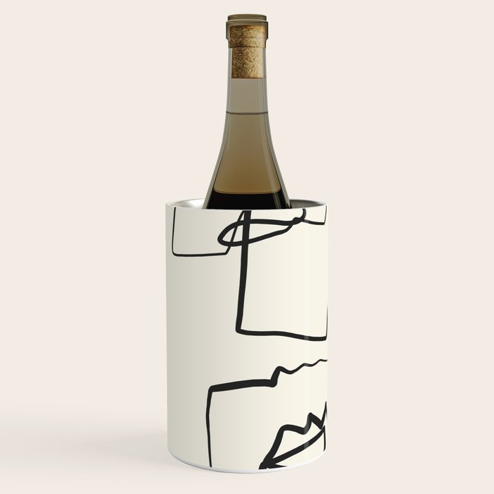 Abstract line art 12 Wine Chiller Gallery Image 2