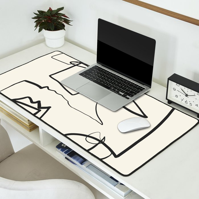 Abstract line art 12 Desk Mat Gallery Image 2
