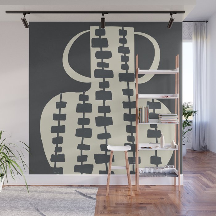Tribal Pot 7 Wall Mural Gallery Image 1