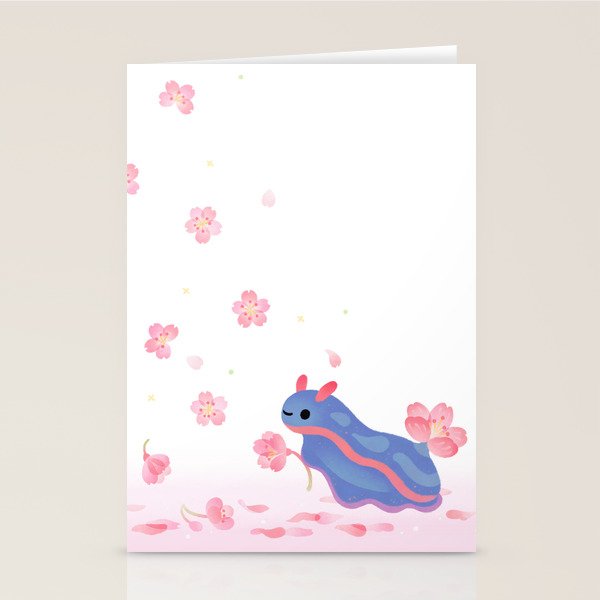 Cherry blossom slug Stationery Card Gallery Image 2
