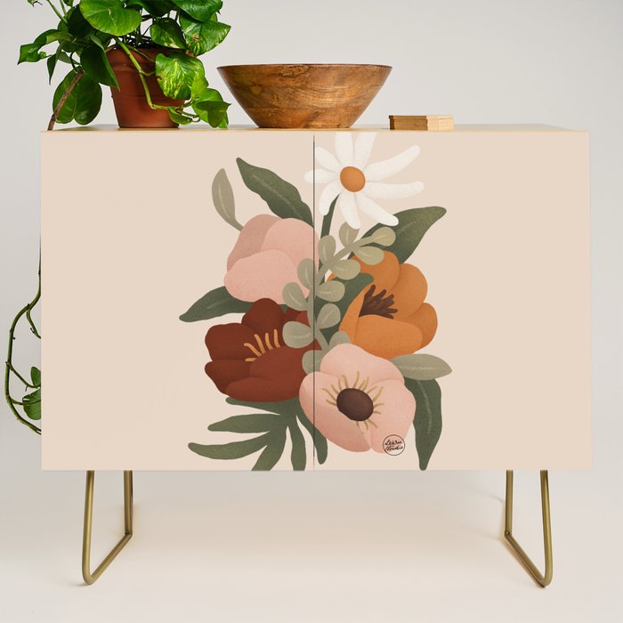 Gloria Floral Credenza Gallery Image 1
