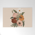 Gloria Floral Welcome Mat Gallery Image 1