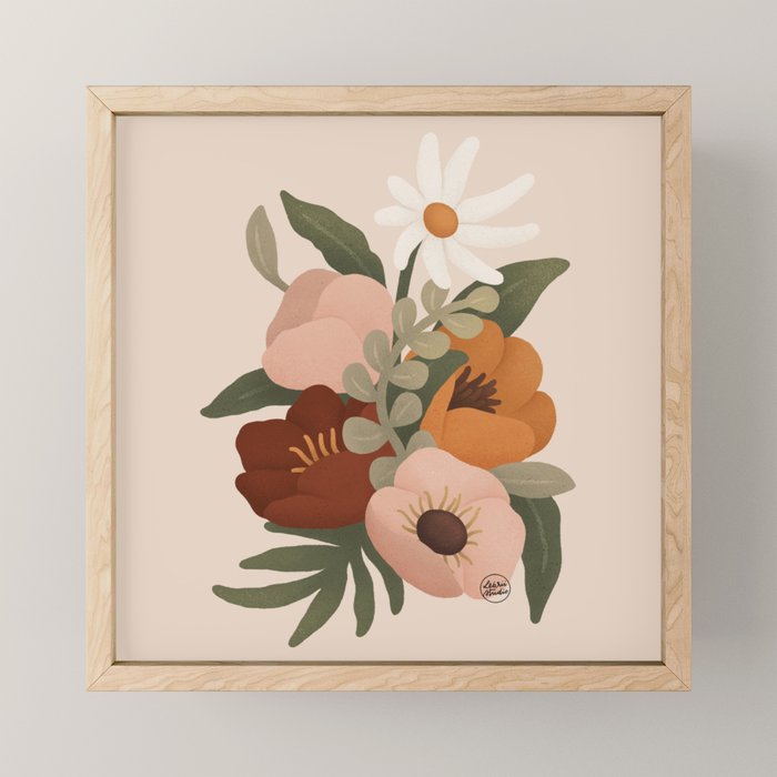 Gloria Floral Mini Art Print Gallery Image 1