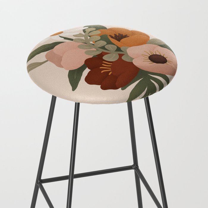Gloria Floral Stool Gallery Image 2