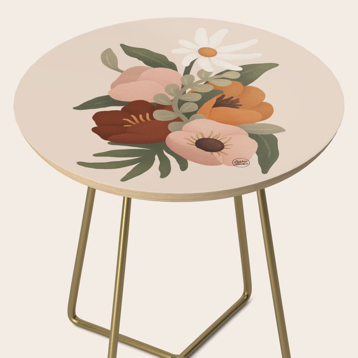 Gloria Floral Side Table Gallery Image 2