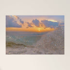 THE STORM | sea | ocean | waves | sky |  seascape | blue | summer | glitter | sparkle | nature Welcome Mat Gallery Image 1