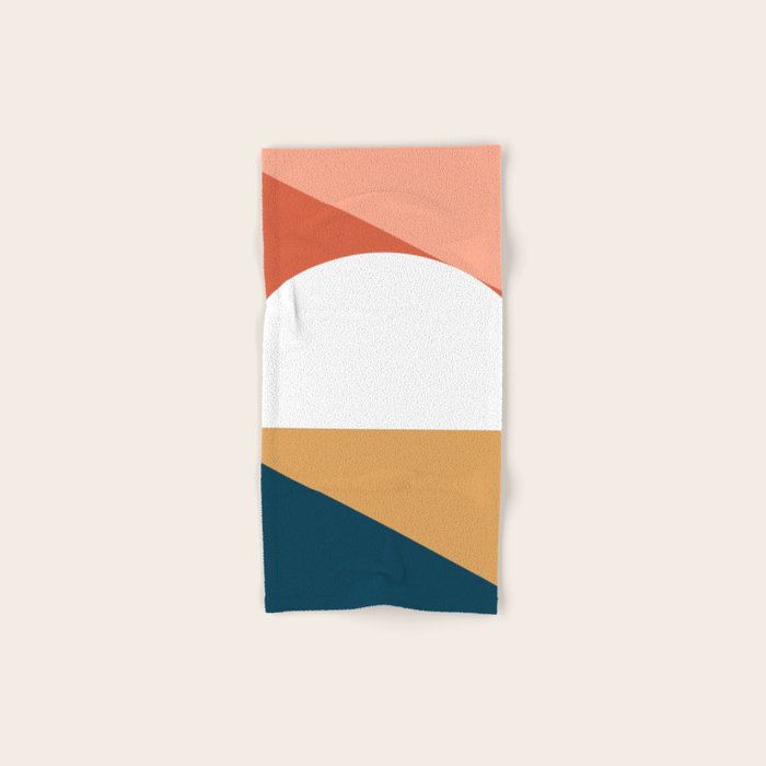 Mid Century Modern Sunset Nº1 Bath Towel Gallery Image 1