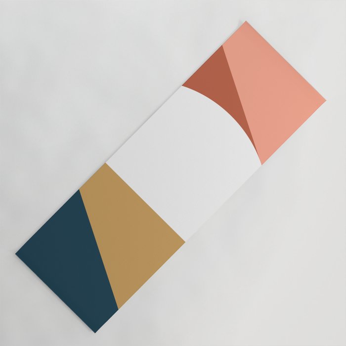 Mid Century Modern Sunset Nº1 Yoga Mat Gallery Image 1