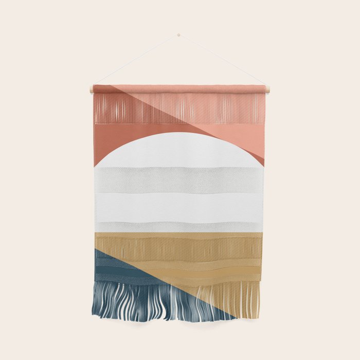 Mid Century Modern Sunset Nº1 Wall Hanging Gallery Image 1
