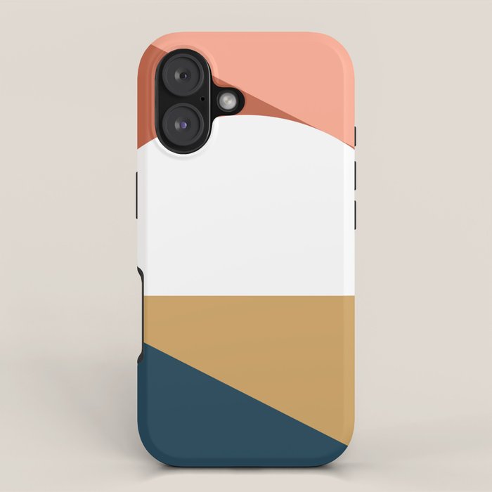 Mid Century Modern Sunset Nº1 iPhone Case Gallery Image 1