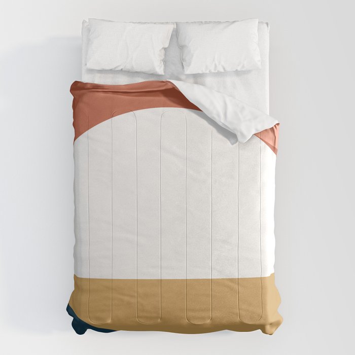 Mid Century Modern Sunset Nº1 Comforter Gallery Image 1