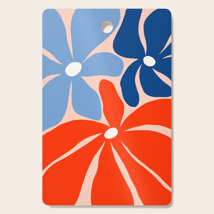 Abstract Matisse Paris Floral Market  Cutting Board Gallery Image 1