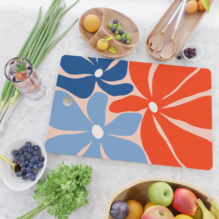 Abstract Matisse Paris Floral Market  Cutting Board Gallery Image 2