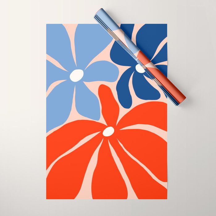 Abstract Matisse Paris Floral Market  Wrapping Paper Gallery Image 1