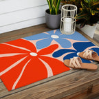 Abstract Matisse Paris Floral Market  Outdoor Rug Gallery Image 2