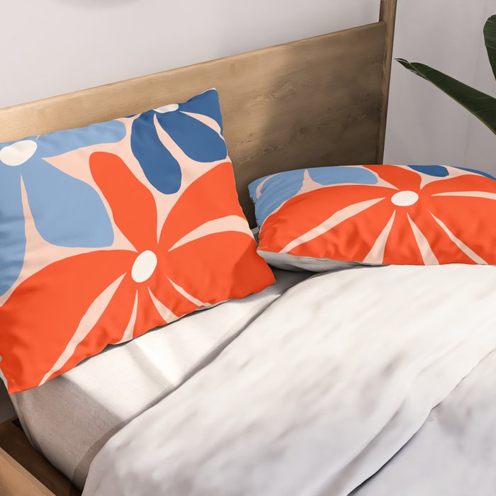Abstract Matisse Paris Floral Market  Pillow Sham Gallery Image 2