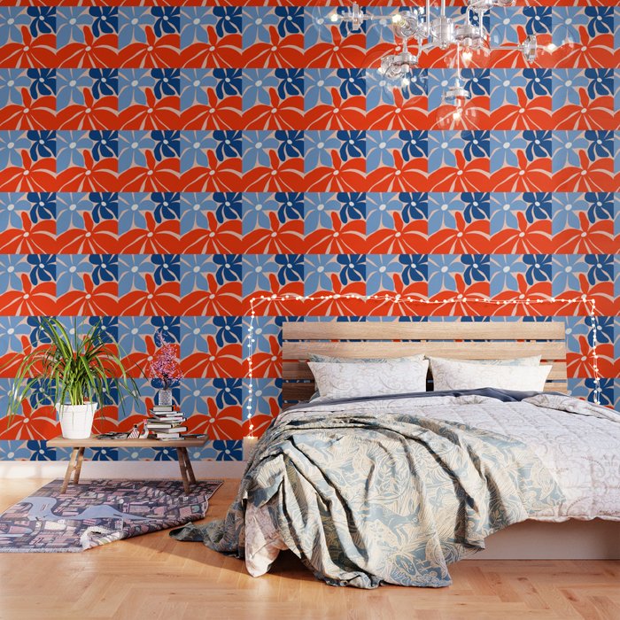 Abstract Matisse Paris Floral Market  Wallpaper Gallery Image 1