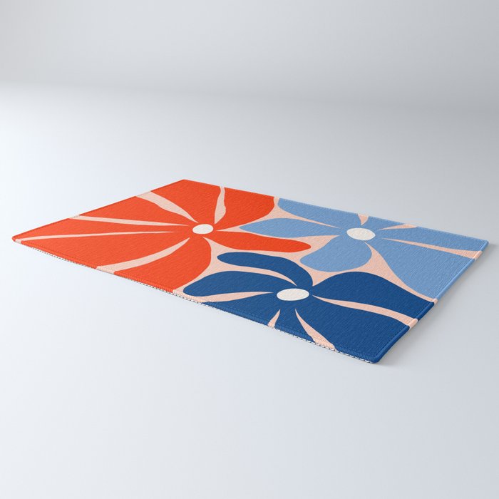 Abstract Matisse Paris Floral Market  Rug Gallery Image 3