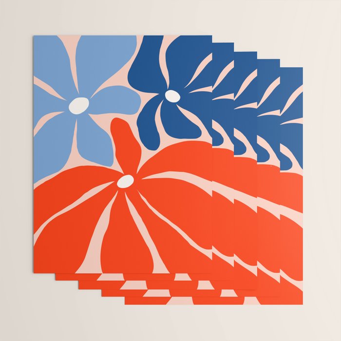 Abstract Matisse Paris Floral Market  Wrapping Paper Gallery Image 3