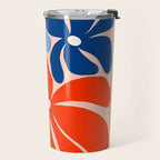 Abstract Matisse Paris Floral Market  Travel Mug Gallery Image 2