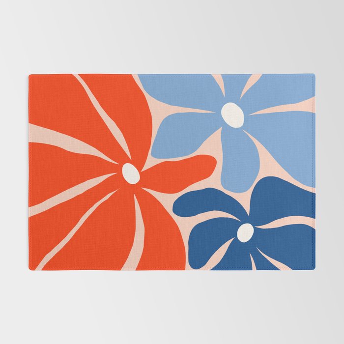 Abstract Matisse Paris Floral Market  Rug Gallery Image 2