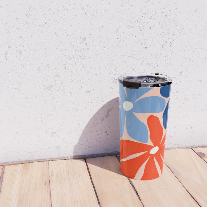 Abstract Matisse Paris Floral Market  Travel Mug Gallery Image 4