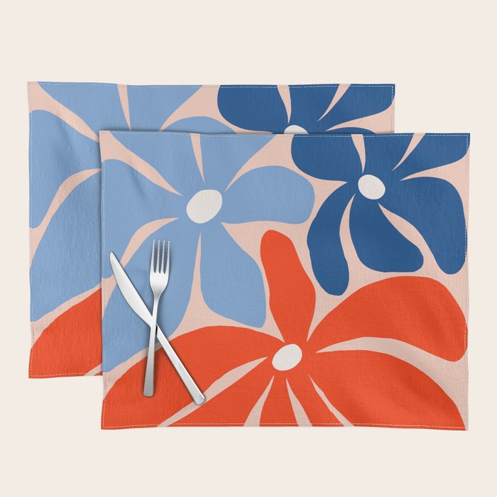 Abstract Matisse Paris Floral Market  Placemat Gallery Image 1