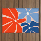 Abstract Matisse Paris Floral Market  Outdoor Rug Gallery Image 1