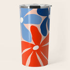 Abstract Matisse Paris Floral Market  Travel Mug Gallery Image 1