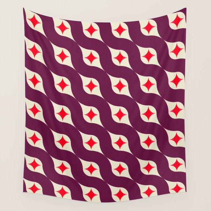 contemporary pattern no2 Wall Tapestry Gallery Image 1