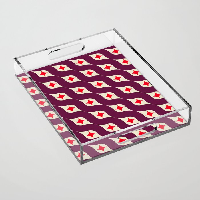 contemporary pattern no2 Acrylic Tray Gallery Image 1