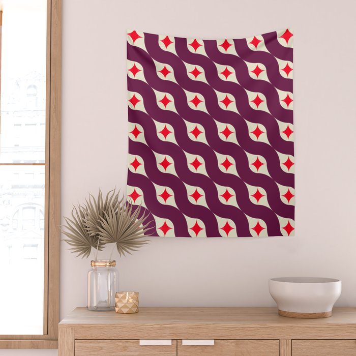 contemporary pattern no2 Wall Tapestry Gallery Image 2