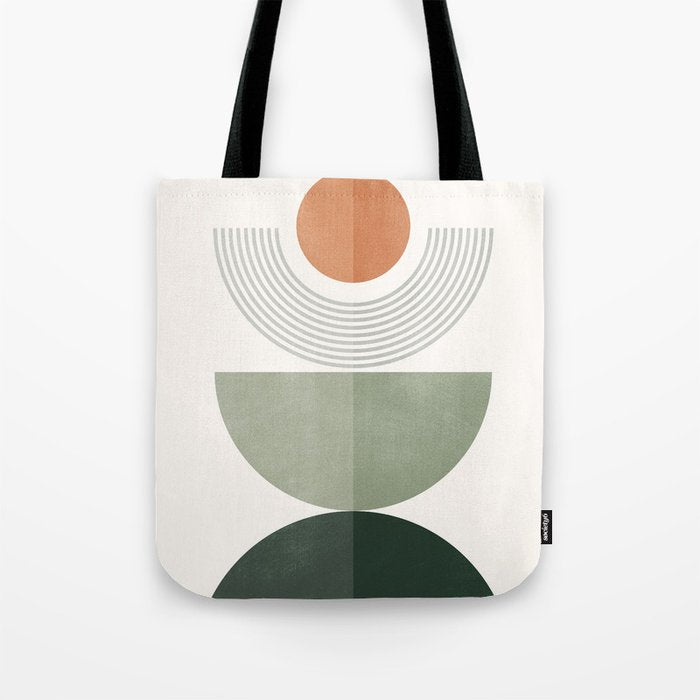 Minimal Geometric Shapes 175 Tote Bag Gallery Image 1