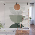 Minimal Geometric Shapes 175 Wall Mural Gallery Image 1