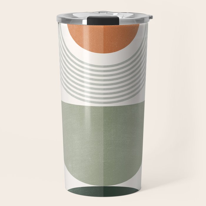 Minimal Geometric Shapes 175 Travel Mug Gallery Image 1