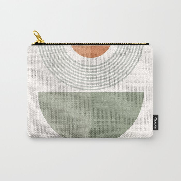 Minimal Geometric Shapes 175 Carry All Pouch Gallery Image 1