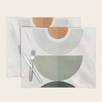 Minimal Geometric Shapes 175 Placemat Gallery Image 1