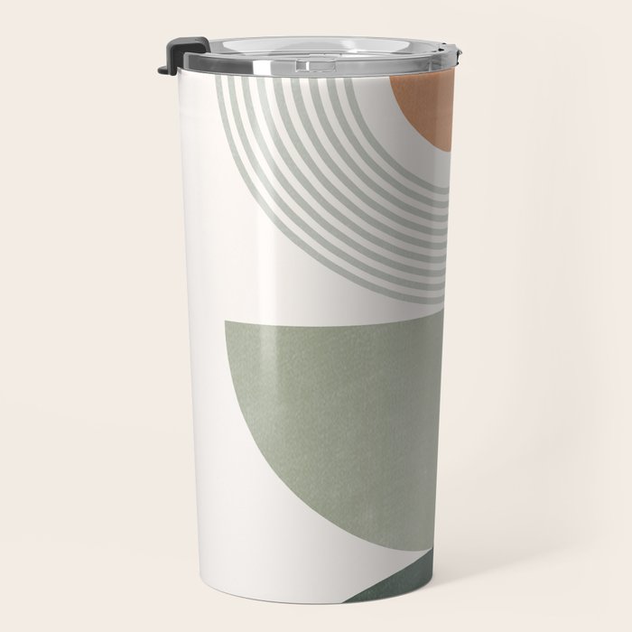 Minimal Geometric Shapes 175 Travel Mug Gallery Image 3