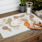 Minimal Autumnal Dance 1 Outdoor Rug Gallery Image 2